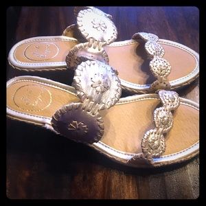 Jack Rogers Wedges- Never Worn!